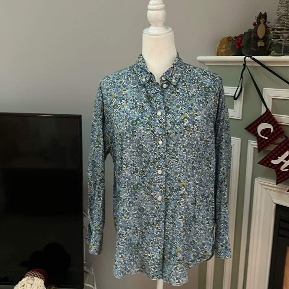 J.Crew Relaxed long-sleeve women’s blouse
